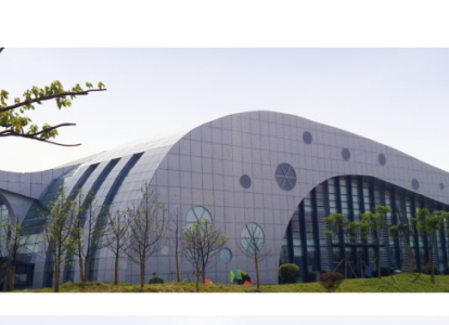 萧县会议中心外景网架工程